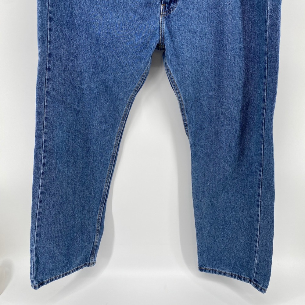 Levi Strauss 505 Jeans Mens W40 L30 Blue Straight Fit Denim Pants - Picture 3 of 10